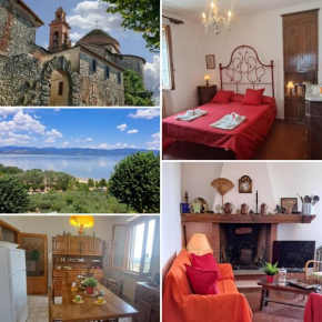L'incanto del Trasimeno con giardino vista lago nel cuore di Castiglione Castiglione Del Lago